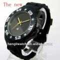Hot Fashion Silicone Watch, meilleure qualité montre noire 15050
